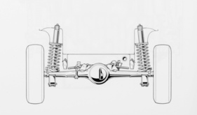 Fiat 132 (1973) - Hinterachse