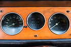Fiat 132 GLS (1976) - Hauptinstrumente - Tacho, Bezinstand, Wassertemperatur und Drehzahl