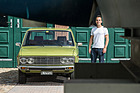 Fiat 132 GLS (1976) - der stolze Besitzer mit seiner gut erhaltenen Limousine