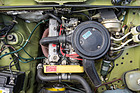 Fiat 132 GLS (1976) - zwei obenliegende und per Zahnriemen angesteuerte Nockenwellen im Leichtmetall-Zylinderkopf