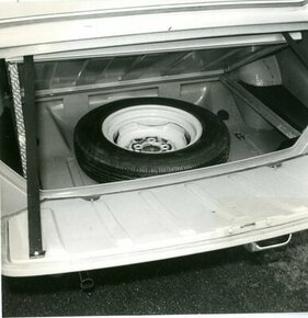 Fiat 1500 (1961) - Blick in den Kofferraum