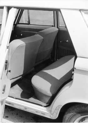 Fiat 1500 (1961) - Einstieg hinten, bei einem Testwagen
