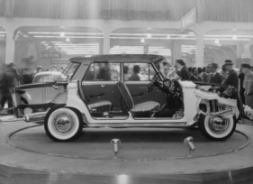 Fiat 1500 (1962) - am Genfer Autosalon als aufgeschnittenes Modell