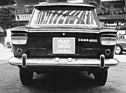 Fiat 1500 (1965) – Heckansicht auf dem Turiner Salon