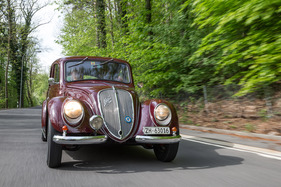 Fiat 1500 Berlina (1936) - läuft gemäss Prospekt fast 120 km/h