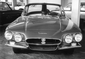 Fiat 1500 Coupé Vignale (1962) - auf dem Vignale-Stand des Genfer Automobilsalons von 1962