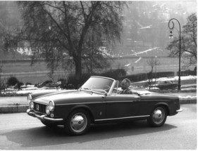 Fiat 1600 S Cabriolet (1963) - auf Testfahrt