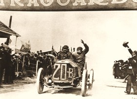 Fiat 18 20 HP (1907) - Felice Nazzaro siegt bei der zweiten Targa Florio im Jahre 1907