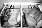 Fiat 1800 B (1962) - Blick ins Interieur der Limousine mit 5/6 bequemen Sitzplätzen