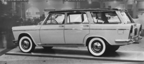 Fiat 1800 Kombi - moderne Karosserieform mit scharfen Kanten - Genfer Autosmobilsalon 1959