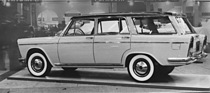 Fiat 1800 Kombi - moderne Karosserieform mit scharfen Kanten - Genfer Autosmobilsalon 1959