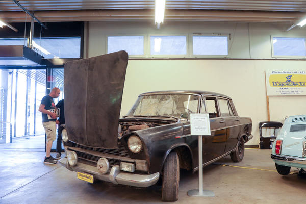Fiat 2100 (1960) - might be a project one day, seen at Jucker Technik Wagenschmitte - Swiss Classic World Lucerne 2023