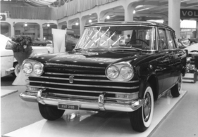Fiat 2100 Europa (1960) - der Vorgänger der 130-er-Limousine ausgestellt am Genfer Automobilsalon 1960