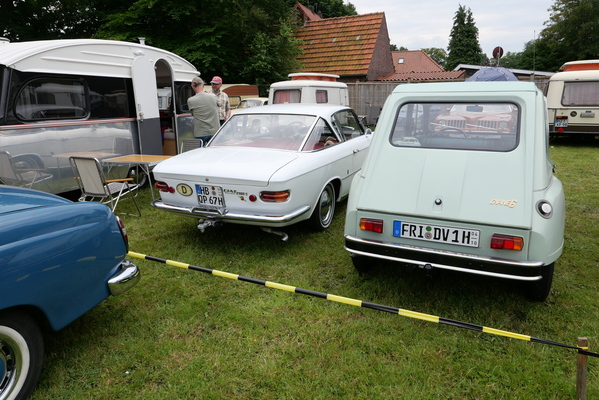 Fiat 2300 Coupé S (1967) und Citroën Dyane 6 (1969) – Bockhorner Oldtimermarkt 2024