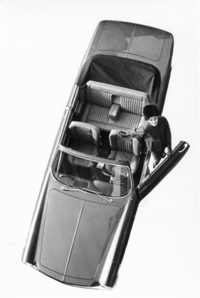 Fiat 2300 S Cabriolet (1962) - Ghia-Kleinstserie - Ansicht von oben