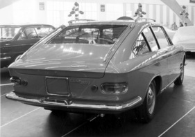 Fiat 2300 S Club (1962) - Heckansicht des Sportkombis von Ghia