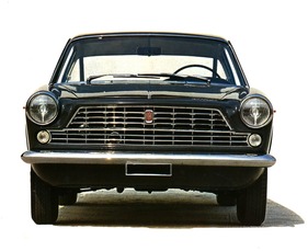 Fiat 2300 S Coupé (1964) - Frontansicht - Abbildung aus einem Verkaufsprospekt