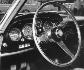 Fiat 2300 S Coupé Ghia (1961) - ausgestellt an der Internationalen Automobil Ausstellung in Frankfurt 1961 - Interieur des Coupés