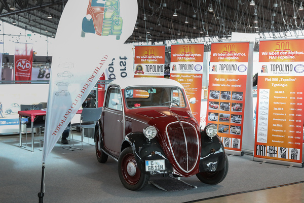 Fiat 500 (1937) - auf dem Stand des Topolino-Clubs Deutschland - 24. Retro Classics 2025