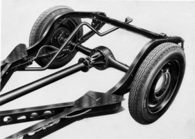 Fiat 500 (1947) - Hinterradaufhängung und Diferential