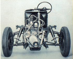 Fiat 500 (1948) - der 500B ohne Karosserie