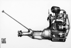 Fiat 500 (1948) - der Motor mit Getriebe vom 500 B