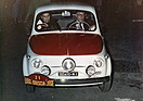 Fiat 500 (1958) - Arturo Brunetto und Andrea Frieder als Sieger der Rallye Liege–Brescia–Liege im Sport-Modell im Jahr 1958ps