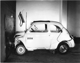 Fiat 500 (1972) - Frontaufprall mit 80 km/h