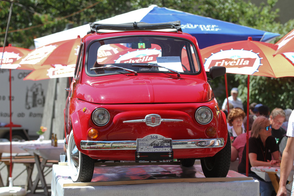 Fiat 500 (1972) - als Ausstellungsstück - Oldtimer in Obwalden (O-iO) 2019