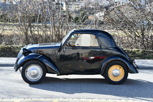 Fiat 500 A Topolino (1936) - gemeldet als Lot 004 an der Versteigerung der Oldtimer Galerie in Toffen am 30. März 2019