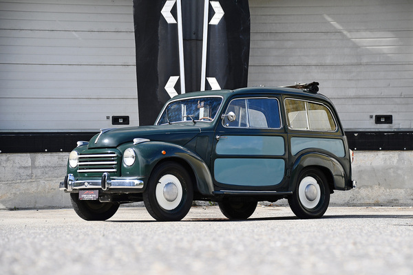Bild: Fiat 500 C Belvedere (1954) - Lot 41 an der Oktober-Versteigerung der Oldtimer Galerie am 12. Oktober 2024