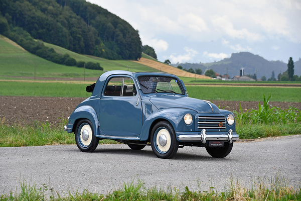 Image: Fiat 500 C Topolino (1949) - offered as lot 101 at the Oldtimer Galerie Toffen auction on October 14, 2023