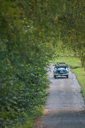 Fiat 500 C Topolino (1949) - kam auch mit grösseren Steigungen gut zurecht
