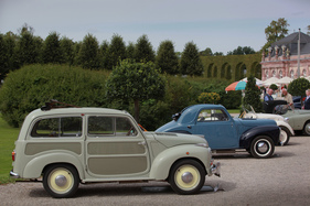 Fiat 500 C Topolino Belvedere (1954) - zusammen mit Simca-Derivat und Weinsberg-Roadster - Classic-Gala Schwetzingen 2020