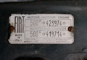 Fiat 500 C 'Topolino' Giardineta (1953) - als Lot 380 an der Bonhams Versteigerung in London Olympia am 7. Dezember 2016