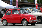 Bild: Fiat 500 C an der Dolder Classics vom Juni 2013 - die italienische Knutschkugel