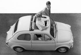 Fiat 500 D (1960) - für den Ausflug zu zweit und oben geöffnet (1960)