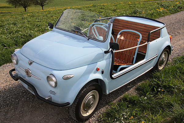 Fiat 500 Jolly (1958) - angeboten an der Auktion der Oldtimer Galerie in Toffen vom 28. April 2012