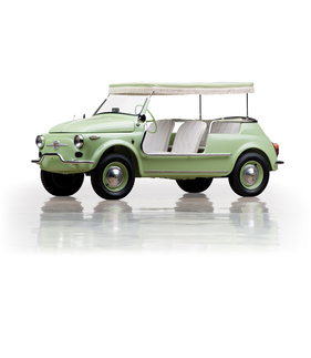 Fiat 500 Jolly by Ghia (1960) - als Lot 247 an der RM / Sotheby's Versteigerung der Andrews Collection am 2. Mai 2015