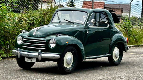 Fiat 500 Topolino (1950) als Lot 4 am 13. September 2025 bei Emil Frey Classic Auctions