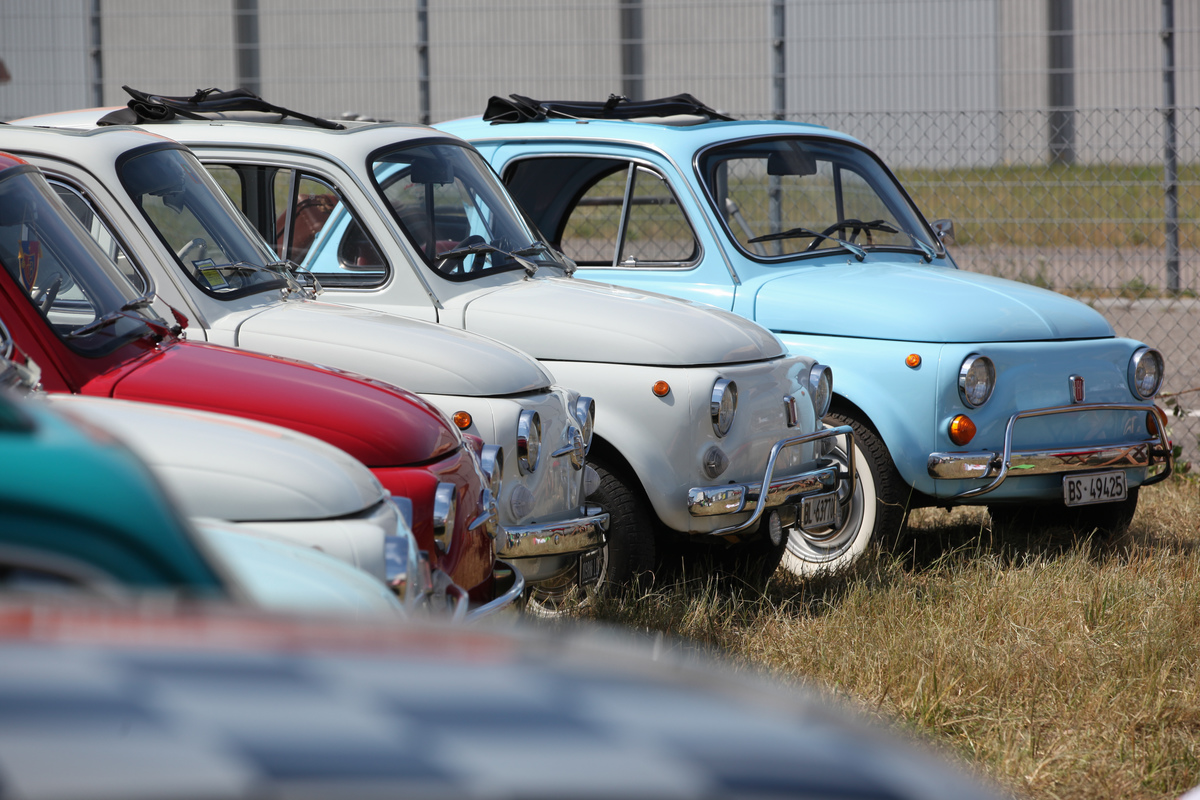Fiat 500 als Gemeinschaftswerk - 3. Youngtimer- und Classictreffen Pratteln am 15. Juli 2018