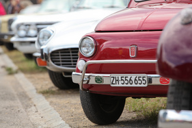 Fiat 500 mit der passenden Plakette - OSMT Zug September 2015