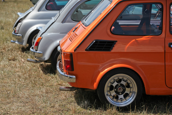 Fiat 500 und der spätere Nachfolger Bambino - 3. Youngtimer- und Classictreffen Pratteln am 15. Juli 2018