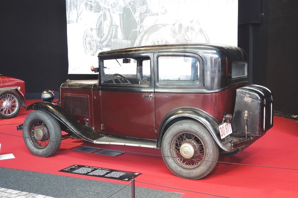 Fiat 508 B "Balilla" (1933) – Ausstellung "125 Jahre Fiat" in der Autoworld Brüssel