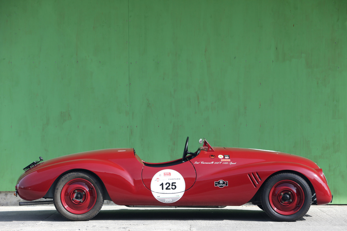 Fiat 508 C 1100 Sport CarGem (1937) - the rounded doors are luxury, you can also get in from above