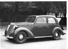 Fiat 508 C Balilla 1100 Berlina (1948) - the doors opened in opposite directions without a B-pillar