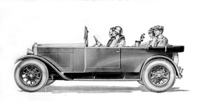 Fiat 509 (1926) - das Modell "Torpedo" - aus einem zeitgenössischen Verkaufsprospekt