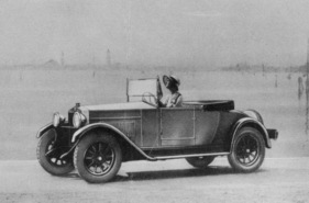 Fiat 509 A Cabriolet (1927) - zeitgenössische Illustration
