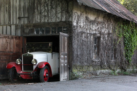 Fiat 521 Feuerwehrauto (1928) - in diesem Schuppen ruhte der Feuerwehrwagen zwei Jahrzehnte Fiat 521 Feuerwehrauto (1928) - in diesem Schuppen ruhte der Feuerwehrwagen zwei Jahrzehnte