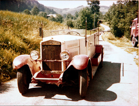 Fiat 521 Feuerwehrauto (1928) - so sah der Wagen in den Achtzigerjahren vor der Restaurierung aus